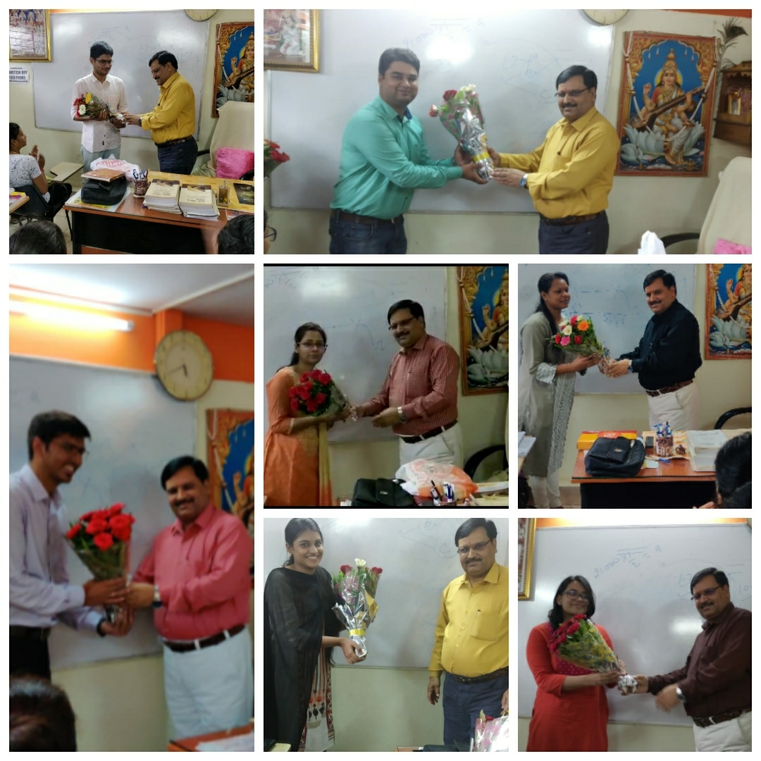 SELECTION CELEBRATION AT INSTITUTE